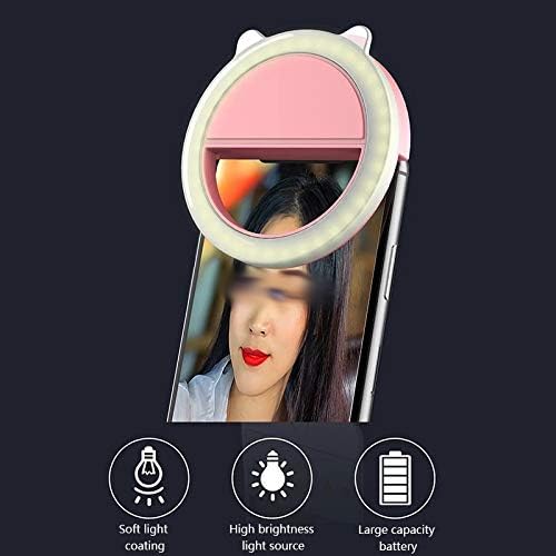 N / A Mini mobilni telefon LED Selfie Light Sidro Beauty Objektiv uživo uživo Artifakt okrugli
