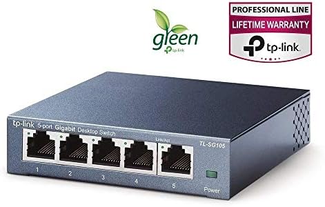 TP-LINK 5 Port Gigabit Ethernet mrežni prekidač i 8 Port Gigabit Ethernet mrežni prekidač