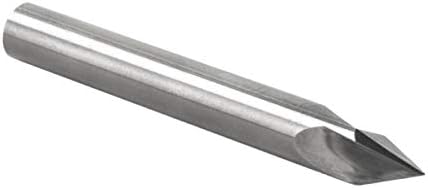 POWERTEC 73012 Dovetail usmjerivač s ležajem, 1/4-inčni nosač dvostrukog flauta Carbide Carbide