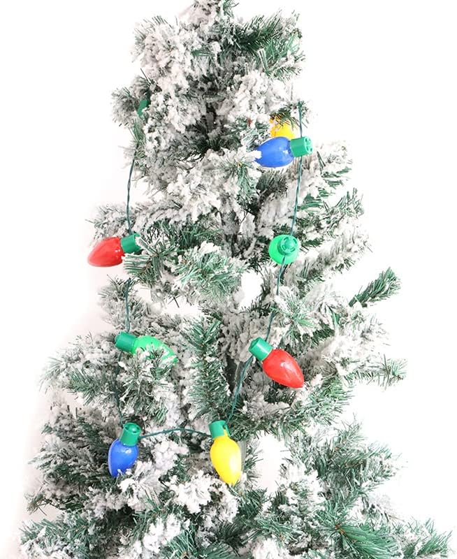 YAMSLAM LED svjetla sjajna Božić sijalica ogrlica Božić ukrasi za Božić dom Božić Nova Godina