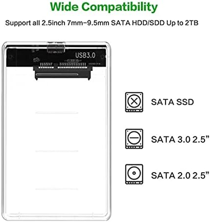Xwwdp Sata 3 na USB 3.0 2.5 inčni HDD Ssd hard disk priključna stanica kućišta HDD slučaj