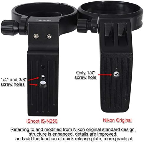 Ishoot objektiv za montiranje za Nikon AF-S 200-500mm F5.6E ED VR objektiv nosač nosača nosača