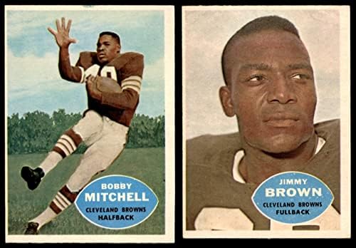 1960. topps Cleveland Browns Team Set Cleveland Browns-FB VG + Browns-FB