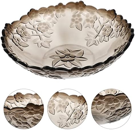 LuxShiny vjenčani kolač u obliku cvijeća oblikovane zdjele: Crystal Clear Salat Bowl Dekorativni
