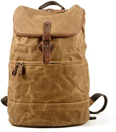 WETYG Vanjska torba za planinarenje Retro platneni ruksak Muška putna Školska torba za slobodno vrijeme