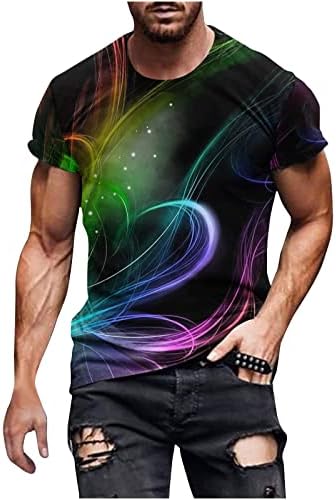 Muške kratke rukave majice Casual 3D štampani Tshirt modni sportski T-Shirt grafički Tees labave bluze atletska