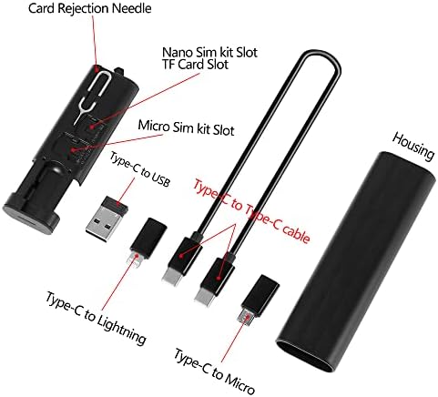 EVRON USB adapter Multi punjenje Case 2pc Set, Micro USB uređaji za kabel sa telefonskim brojem