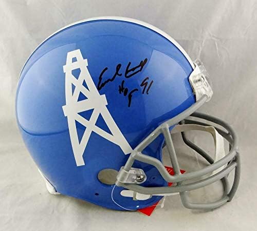 Earl Campbell sa autogramom Houston Oilers pune veličine ProLine TB kaciga W / HOF - JSA - NFL kacige