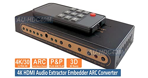 3-in-1 4k HDMI audio ekstraktor ugrađivača sa HDMI ARC audio pretvaračem