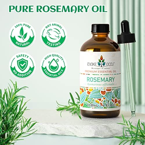 Rosemary Essential ulje Bergamot Esencijalno ulje Ylang Ylang Esencijalno ulje 4 oz, čisto ružsko ulje za košu
