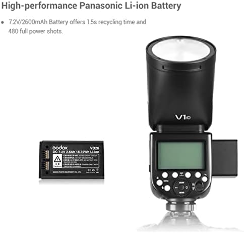 Godox V1 V1-o blic za Olympus Panasonic kameru TTL Flash Speedlite 1/8000 HSS, 480 Blica pune snage,