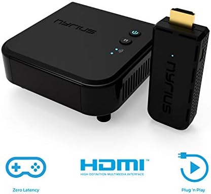 Nyrius Aries Pro + Wireless HDMI video predajnik i prijemnik za strujanje 1080p video do 165ft od