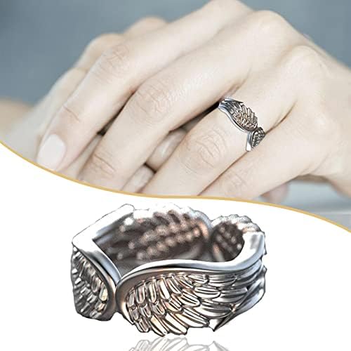 2023 Novi nakit prsten anđeo lično prsten za prsten za ličnost Prstenje za žene veličine 10