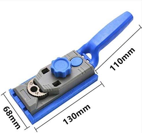 Džepna bušilica za rupe Jig Kit Set 9,5 mm vodič za bušilicu Navlaka za drvo bušenje fleksibilna skala