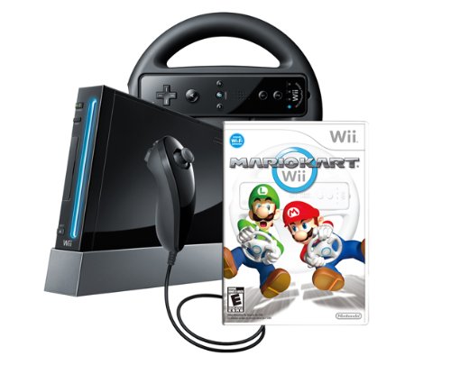 Wii konzola sa Mario Kart Wii snopom - Bijela