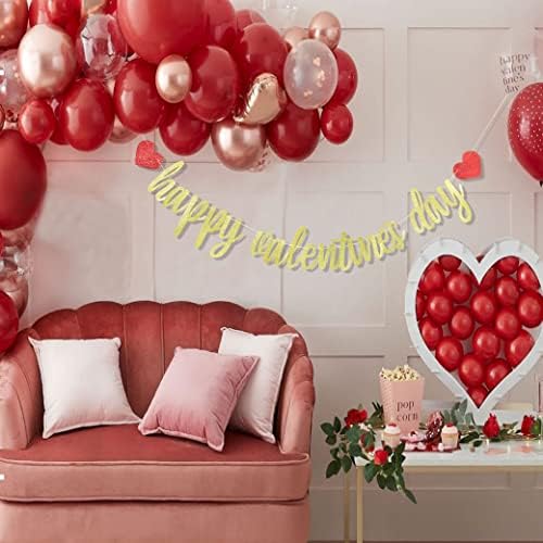 Sretan baner za Valentinovo - Banner za Valentinovo, sretan valentinov ukrasi / dekor, dekor zaljubljenih,
