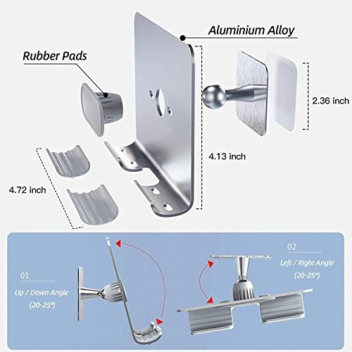 DUENDHD Zidni držač za držač nosača zidnog nosača nosač za zid za / pro / mini srebrno sivo
