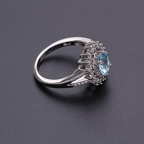 2023 Novi ružičasti kristalni dijamantni prsten popularni modni angažman lagan luksuzni dijamantni prstenovi visokog