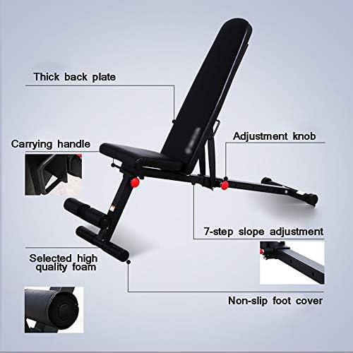 Duxx vežbanje - sit-up fitnes oprema za kućnu mušku pomoćnu multifunkcionalnu kondicijsku stolicu Ravna klupa