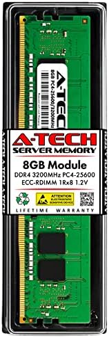Zamjena A-Tech 8GB za Dell 370-AEVO - DDR4 3200MHz PC4-25600 ECC registrirani RDIMM 1RX8 1.2V - Single