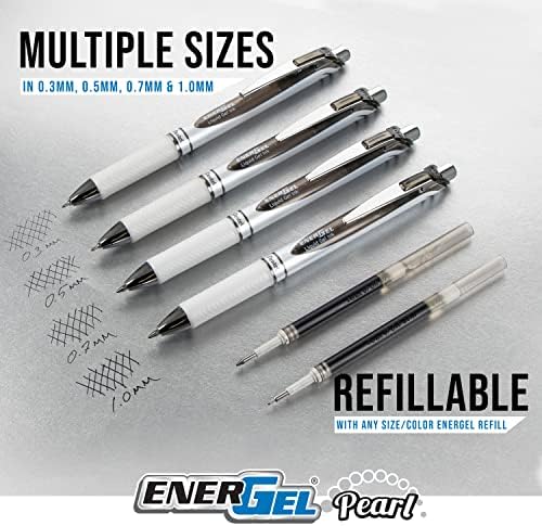 Energel Pentel RTX True Colors United Srednja linija, Izabrana mastila, 14 paketa i Pentel Pearl Deluxe RTX