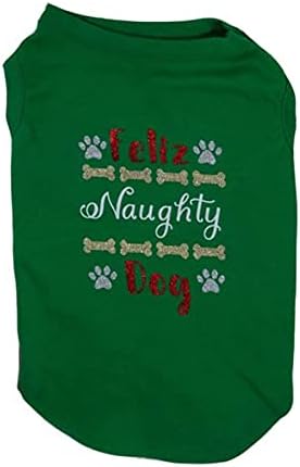 Futmtu Sretan Božić pas Shirts slatka pas Odjeća štampani štene Shirt Pet T-Shirt za male velike