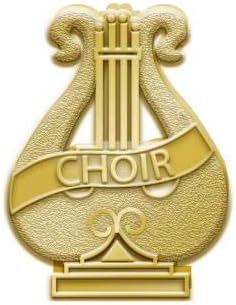 Crown Awards Chenille Choir Pins - Choir Music Lapel Pins Prime
