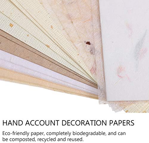 Nuobesty Vintage Decor Cvjetni dekor 30pcs Vintage Scrapbook Paper Dekorativni zanat Papir Designer