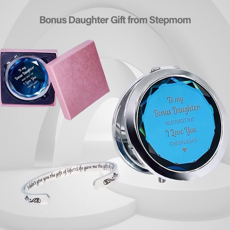 MALLAbyLAMMA to my Bonus Daughter Gift, bonus Daughter Mirror Compact, bonus daughter narukvica, pokćerka pokloni,