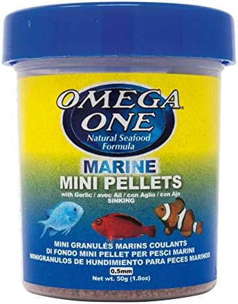 Omega One Marine Mini pelete sa belim lukom, 1.8 oz.