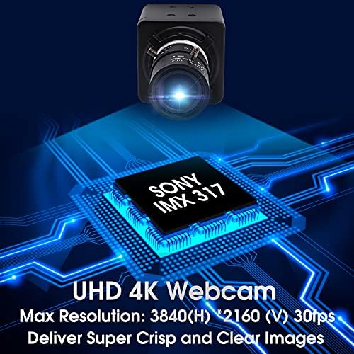 SVPRO 4K Ultra HD web kamera 5x optička zum kamera sa 2.8-12mm varijabilnim objektivom USB web kamera