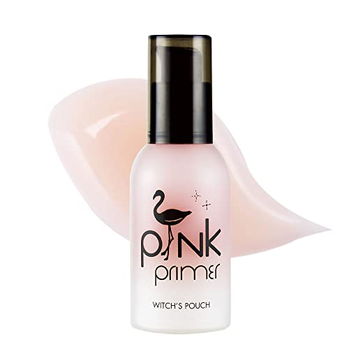 Witch's torbica Pink Primer Gel pore minimizirajte šminkanje lica svježa baza za šminkanje fine bore poklopac