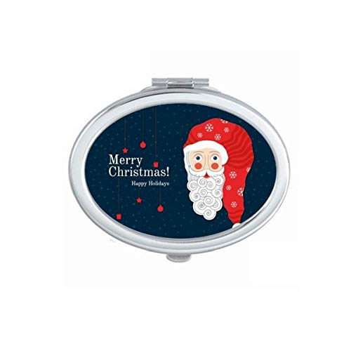 Merry mas Santa Claus ogledalo prijenosno preklopno ručno šminkanje dvostruke strane naočare