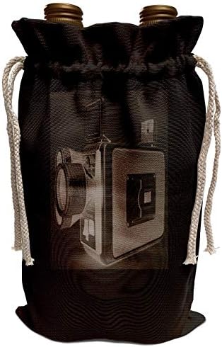 3drose KIKE CALVO kolekcija vintage kamere-slika Vintage super 8 video kamere na pozadini-torba za vino