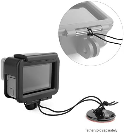 Kućište za montažu okvira za GoPro Hero 5/6/7 Crna akciona kamera-zaštitna futrola sa kopčom za brzo otpuštanje,