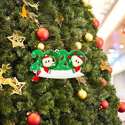 Aboofan 4pcs Božićne privjeske PVC Xmas Dekoracija stabla Nabava za zabavu
