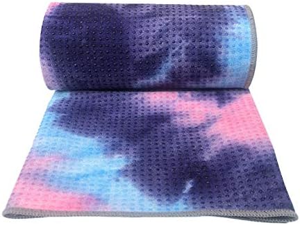ASDFGH brzo sušenje štampani Hot Yoga ručnik, ugaoni džepovi dizajn Super mekani yoga mat ručnik sportski
