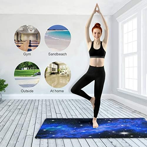 Baofu Galaxy neklizajuća prostirka za jogu vježba za fitnes Eco Friendly Hot Mat Long TPE sklopiva