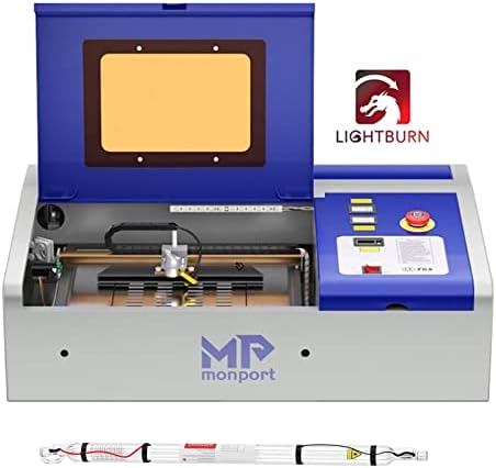 Monport 40W laserski engraver 40W Lightburn CO2 laserski graver sa 40W CO2 laserska cijev za laserski