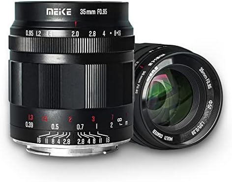 Meike 35mm f0.95 RF-Mount fiksna sočiva sa ručnim fokusom APS-C sočiva velikog otvora blende kompatibilna