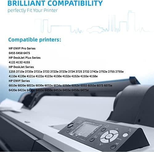 Cprinter 67xl kertridž sa mastilom je kompatibilan sa HP mastilom 67 Deskjet 2700 2700e 2752 2752e 2742e