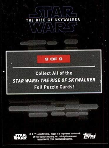 2020 TOPPS Star Wars Raspon Skywalker serije 2 folije puzzle kartica 9 Stormtroopers trgovačka kartica