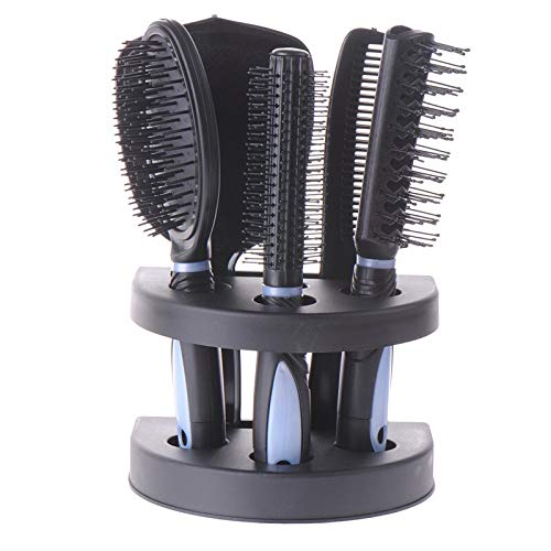 N / A 6pcs / Set Travel Comb Comb Set tangle četkica za kosu Stiling Tool Beauty Spa Massager