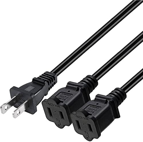 1-15P do dual 1-15R Crvenit Crvenit, 2-prong produžni kabel AC 2-PRONG muški i ženski kabl za napajanje