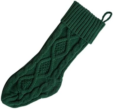 Toyvian čarapa za poklon božićne čarape velike veličine kabela pletene čarape Pokloni Candy