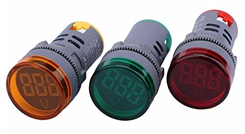 Dfamin LED displej Digitalni mini voltmetar AC 80-500V naponski mjerač napona mjerača Volt Monitor Lampica