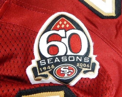 2006 San Francisco 49ers Chris Hetherington 44 Igra Izdana crvena dres 60 s P 0 - Neincign NFL igra