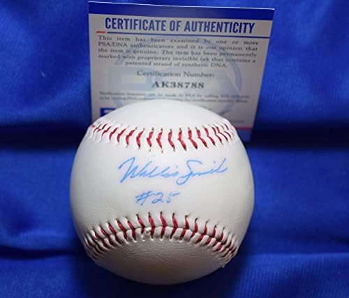 Willie Smith Psa DNA COA Autograph Ručna 1969 mladunca potpisana bejzbol