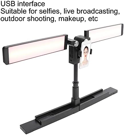 Cutulamo ringlight Kit, mobilna snaga USB Charing Selfie svjetlo sa postoljem sklopivo za Selfie