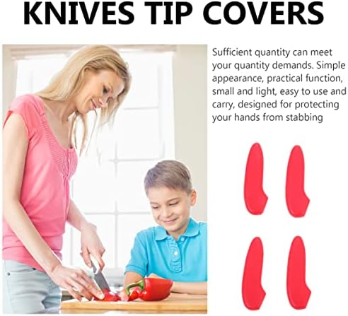 Besponzon Home de Papas 200pcs Protections ogrebotina nož za ogrebotine crvene praktične kuhinje protiv noževe